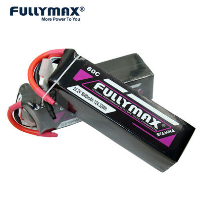 van de de Batterijmacht RC van 5600mAh 80C 6S 22.2v Lipo de Veiligheid van de het Vliegtuiglevensduur batterij
