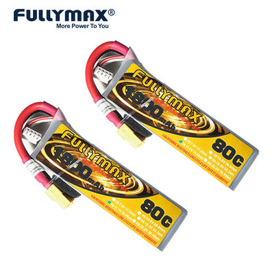 van de de schakelaar11.1v 1800mah Lipo 3s 80c Afstandsbediening van de lipo rc batterij xt60 de Helikopter Navulbare Batterij