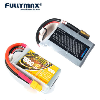 1600mah 11.1v 3s 100c Lipo Fpv Rc Zweefvliegtuig Batterij Vliegtuig Rc Model Xt60 Plug
