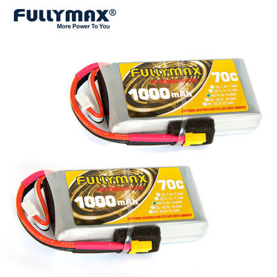 6s 1000mah Lipo Batterij 14.8V 70C FPV Racing Rc Auto Oplaadbare Batterij Drone