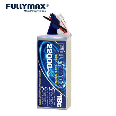 van de de Batterijhommel 22.2V 18C van 6s 22000mah Lipo Batterij van de de Laders de Commerciële Hommel