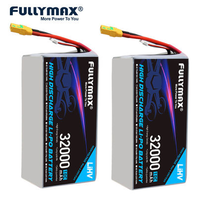 Fullymax 6s 32000mah Lipo Battery Vliegtuig 4.45V 32000mAh 23.52V 10C XT90-s Hoogspanning