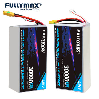 Hoogspanning Lipo Batterij 5C 30000mAh 6S 23.52V EVTOL Uam Batterij Pack XT90-S Plug