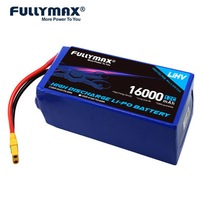 16000mAh UAV Lipo Batterijen Voor Drones Onderwater Robotica Batterij 23.52V 12C