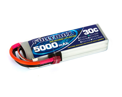 De Batterijpak 30C 5000mAh 3S 11.1V van FULLYMAX LiPo met Dekensschakelaar voor RC-auto's, RC-vliegtuigen, RC-helikopters
