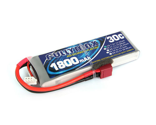 de Batterijpak van 30C 1800mAh 2S LiPo met t-Stop voor RC-de Vrachtwagen Heli Airplane van de Autoboot