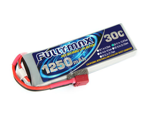 T de Batterij 30C 1250mAh 3S 11.1V van Stoplipo voor Binnen Langzaam Vliegerrc Aerobatic Vliegtuig