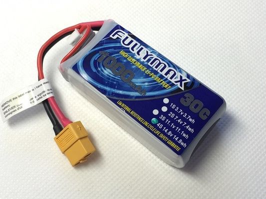 XT60 de Batterijpak 30C 1000mAh 4S 14.8V van stoplipo voor RC-Auto'src Vliegtuigen
