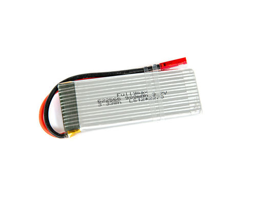 van het het Lithiumpolymeer van 3.7V 900mAh Lipo de Navulbare Schakelaar van Ion Battery Pack With JST