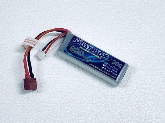 de Batterij van 7.4V 900mAh 30C LiPO voor FPV-Hommelrc Helikopter Modelbuggy crawler truck